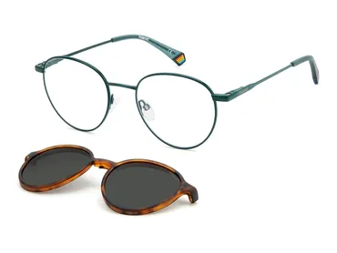 Поляризационные очки Polaroid PLD 6158/CS MR851M9 - 1 Поляризационные очки Polaroid PLD 6158/CS MR851M9 Бирюзовый Round - 1