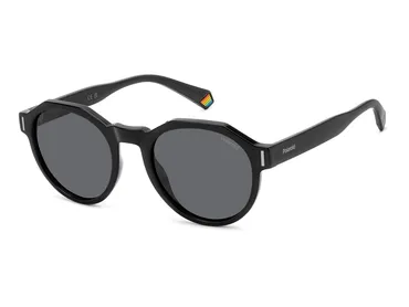 Поляризационные очки Polaroid PLD 6207/S 80752M9 Черный Round - 1