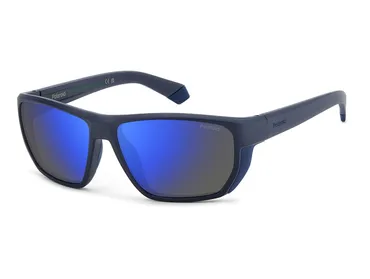Солнцезащитные очки Polaroid PLD 7057/S FLL605X Синий Sport - 1