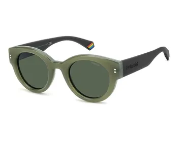 Cонцезахисні окуляри Polaroid PLD 6240/S/X 1ED48UC Оливковий, Чорний Round - 1