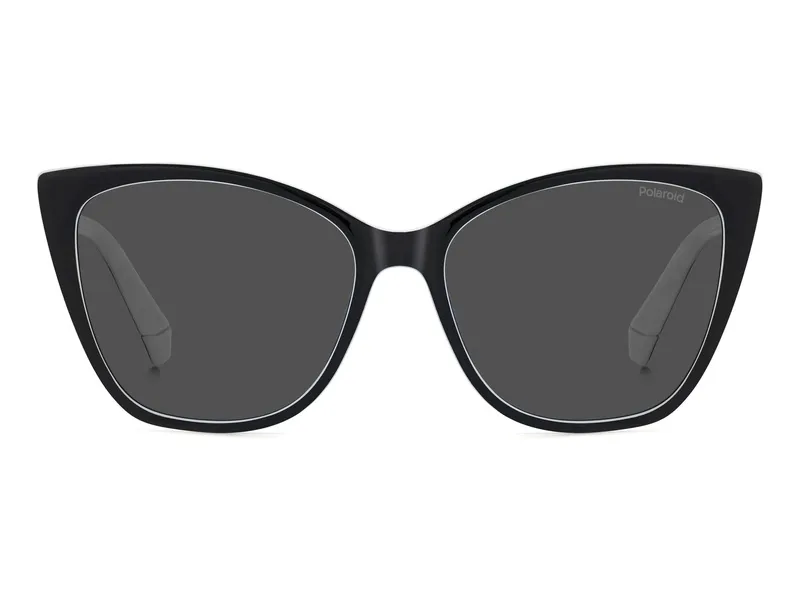 Солнцезащитные очки Polaroid PLD 4181/S 80S56M9 Черный, Прозрачный Cat Eye - 2